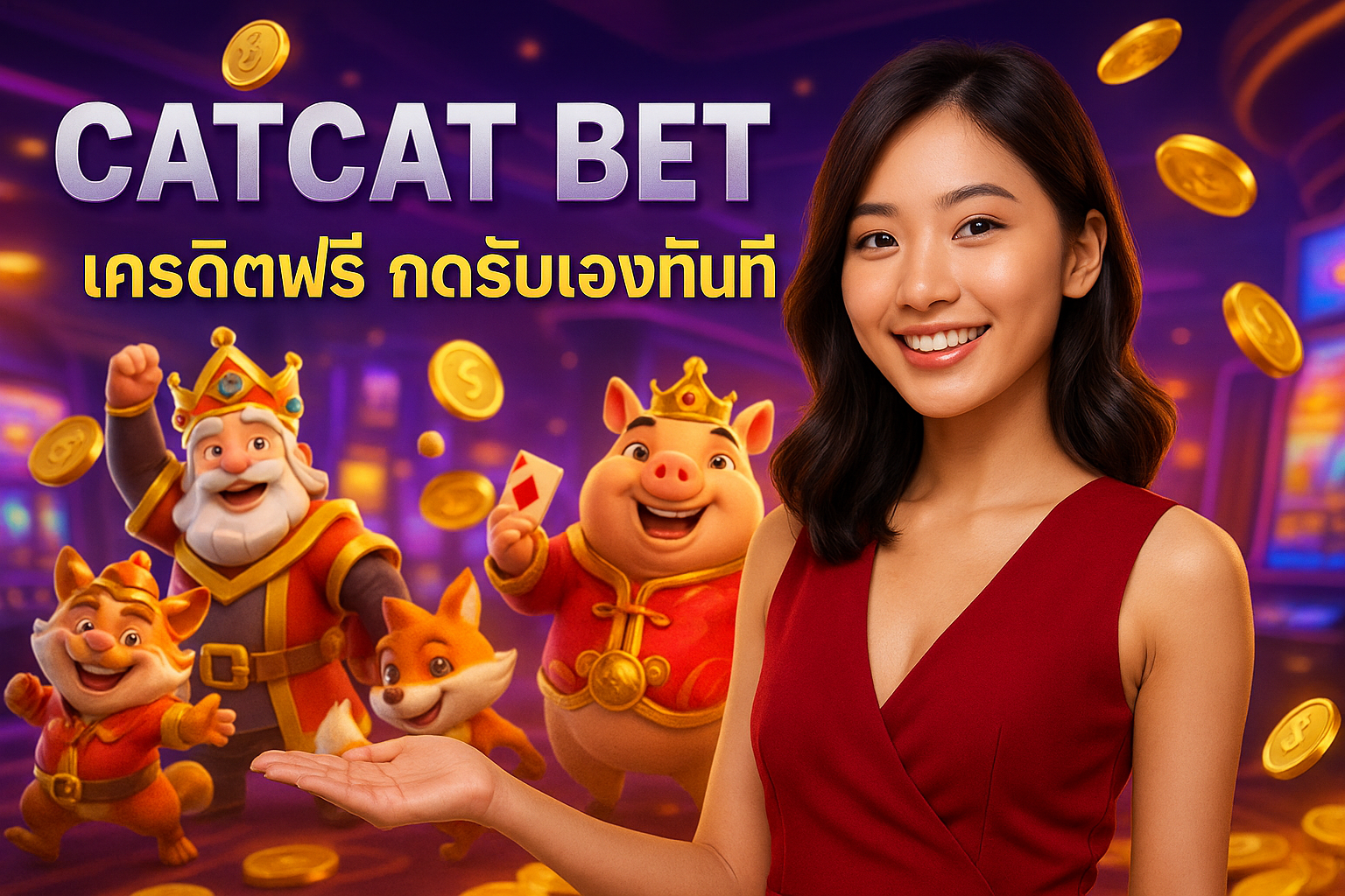 CATCAT BET เครดิตฟรี กดรับเองทันที